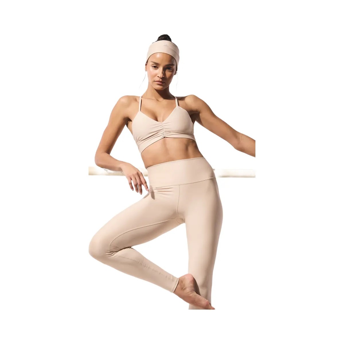 Alo Women's Airlift Divine Bra - Macadamia - HypeFly India View 3