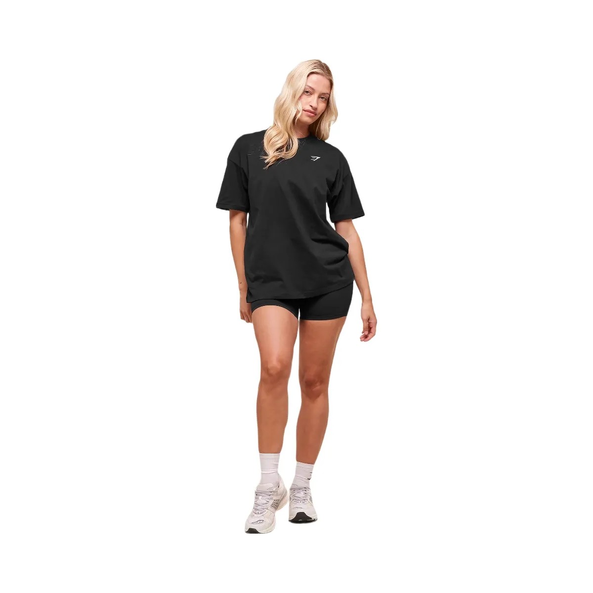 Gymshark Training Oversized T-Shirt - Black - HypeFly India View 4