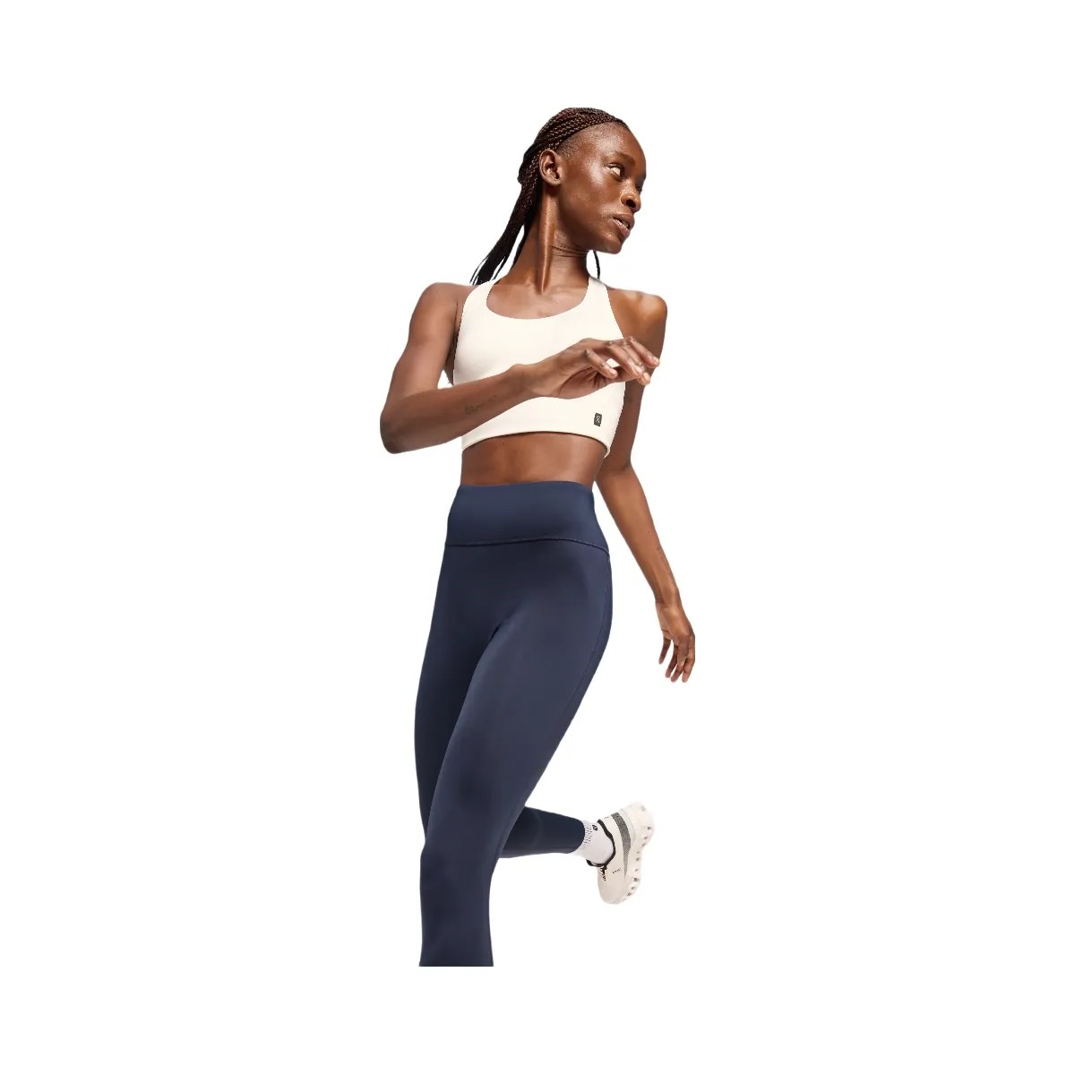 On Active Bra Longline Undyed-White  - HypeFly India View 4