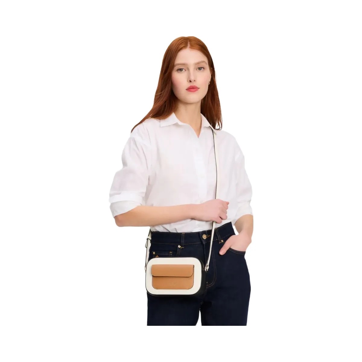 Kate Spade Ava Colorblocked Crossbody Parchment Multi - HypeFly India View 2