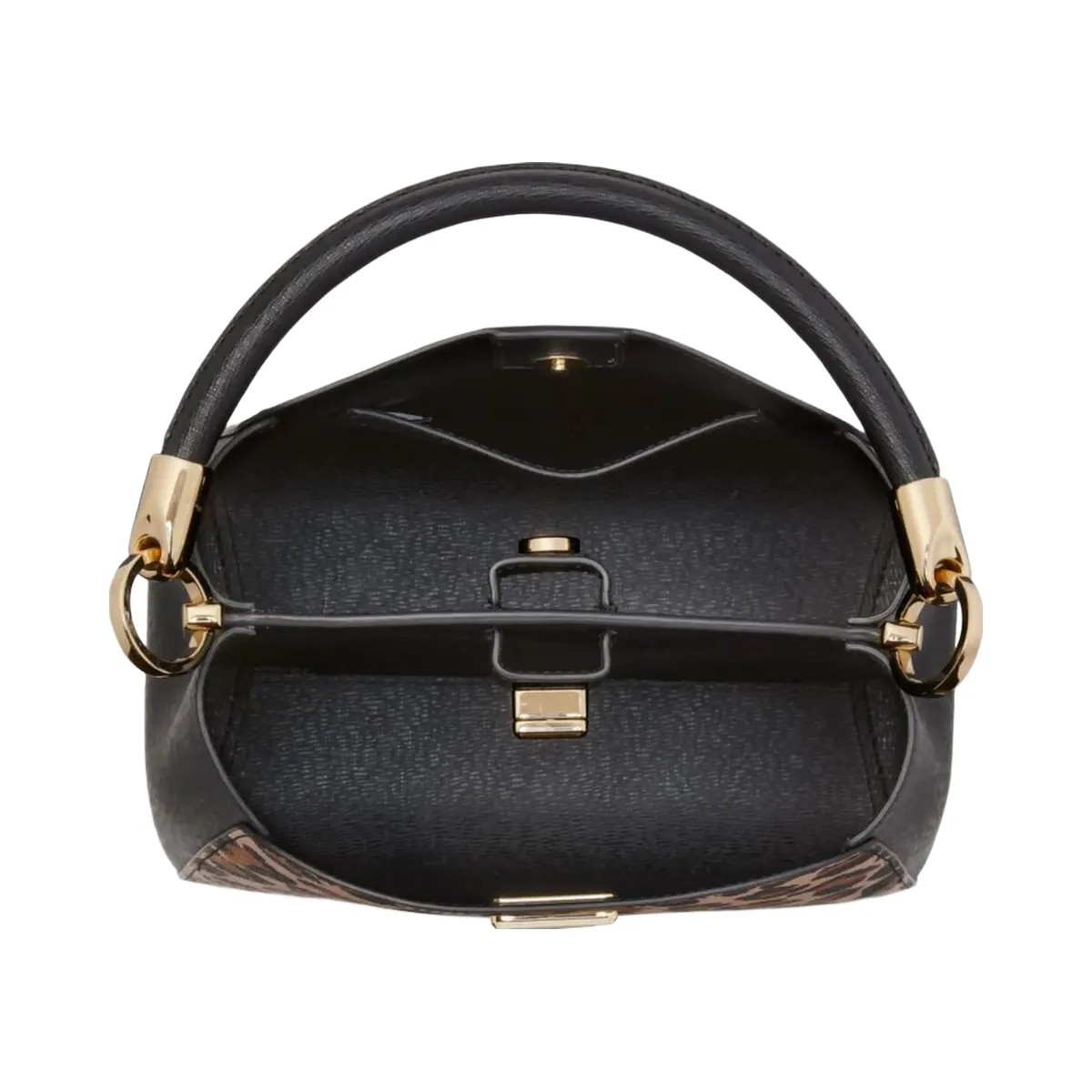 Kate Spade Phoebe Small Spotted Leopard Top Handle Satchel Brown Multi - HypeFly India View 3