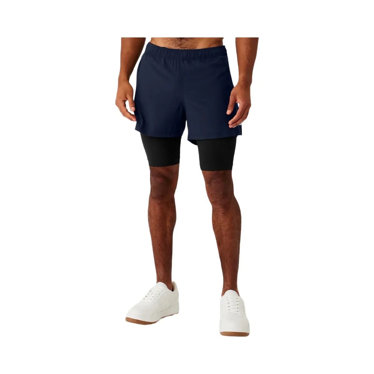 Alo Men's 5" Revival 2-in-1 Short - Navy/Black - HypeFly India View 1