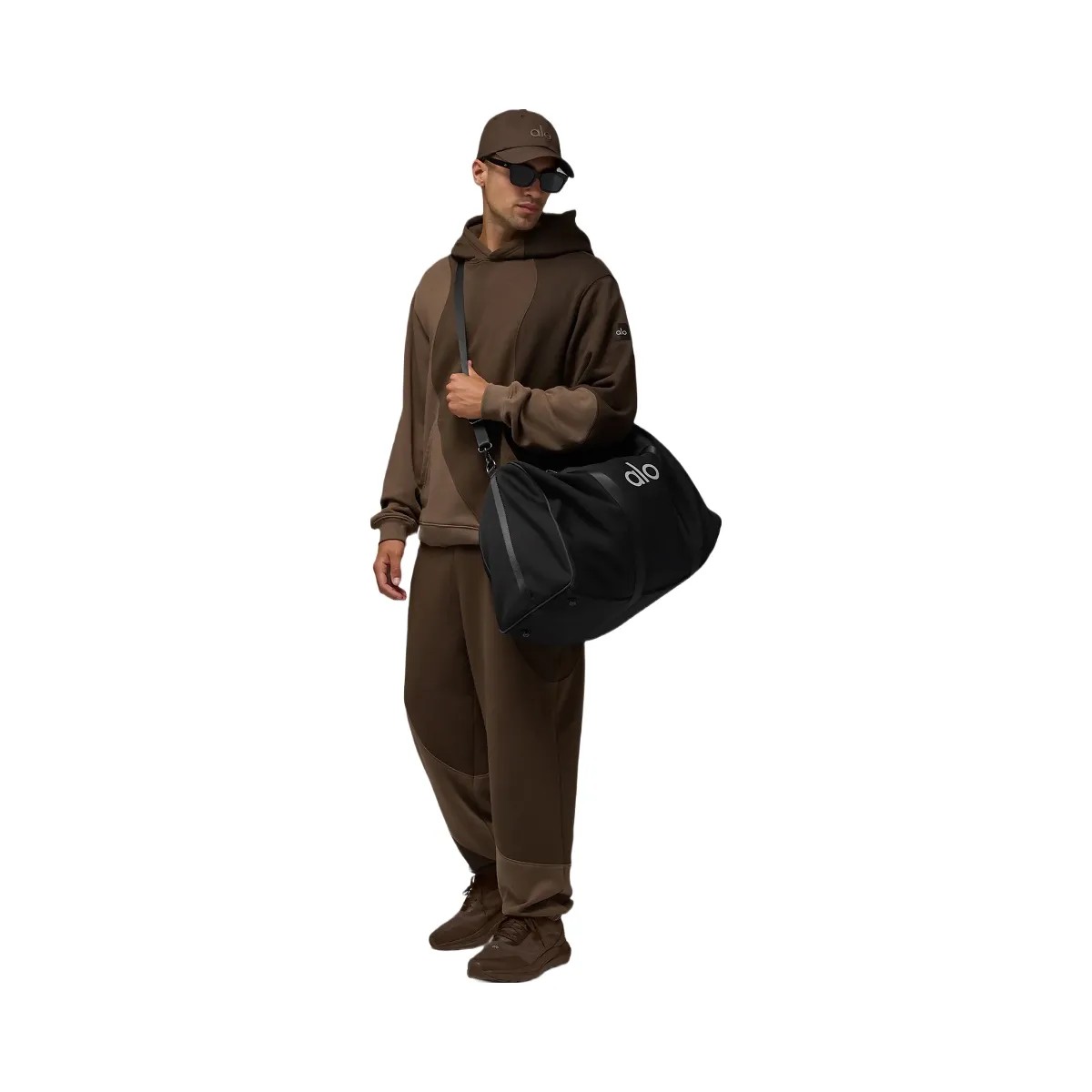 Alo Men's Make Waves Sweatpant - Espresso Tonal - HypeFly India View 5