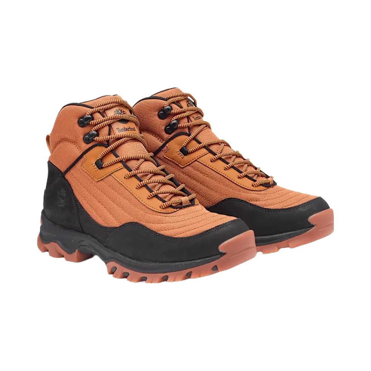 Timberland Mens Mt Maddsen Mid Waterproof Hiking Boot Wheat Mesh - HypeFly India View 1