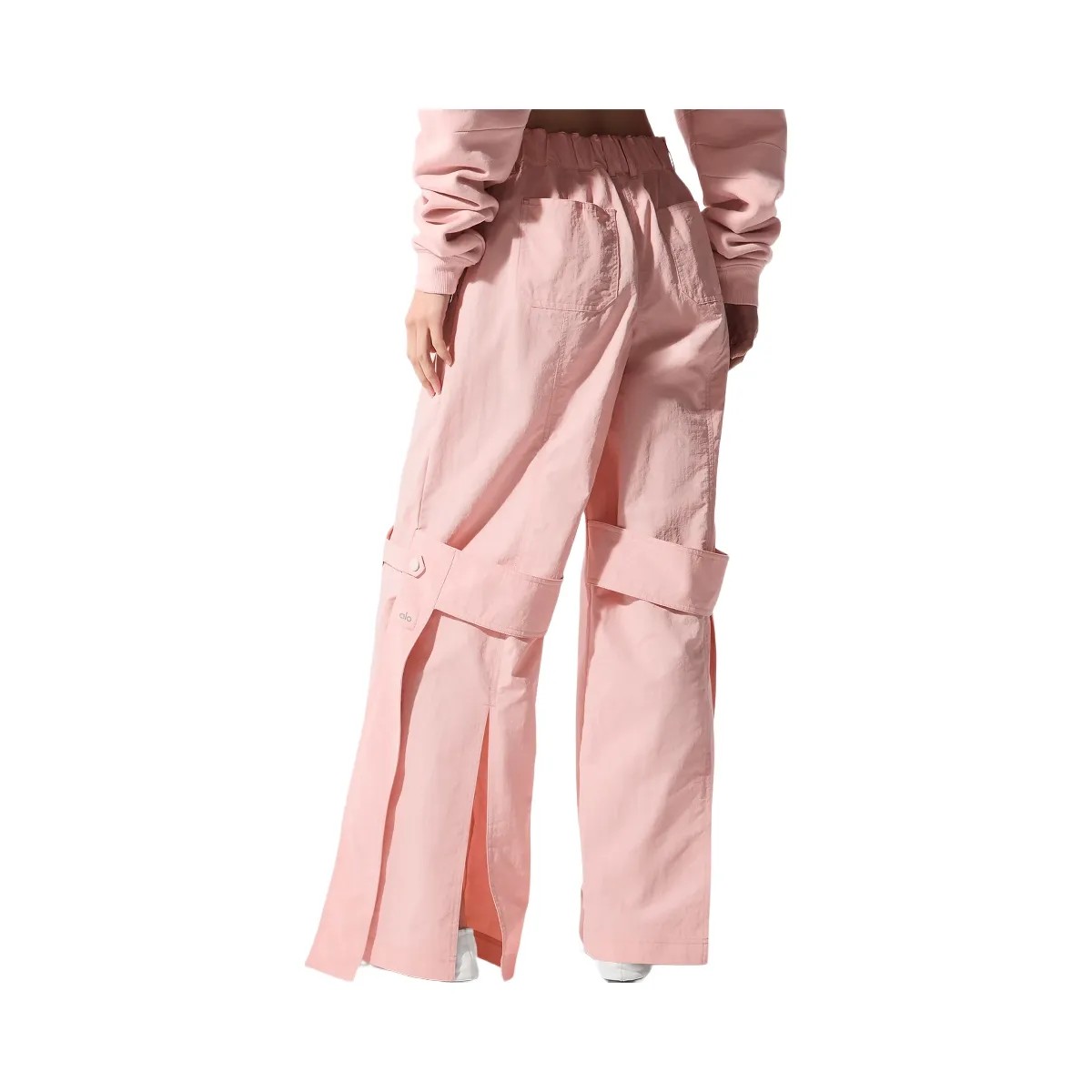 Alo Women's High-Waist Voyager Trouser - Pink Quartz - HypeFly India View 3