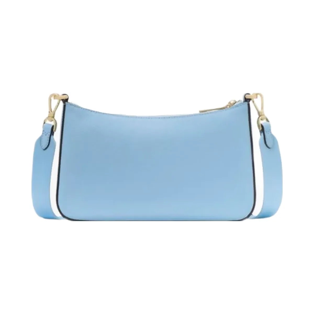 Kate Spade Duet Woven Leather Crossbody Montauk Blue - HypeFly India View 5