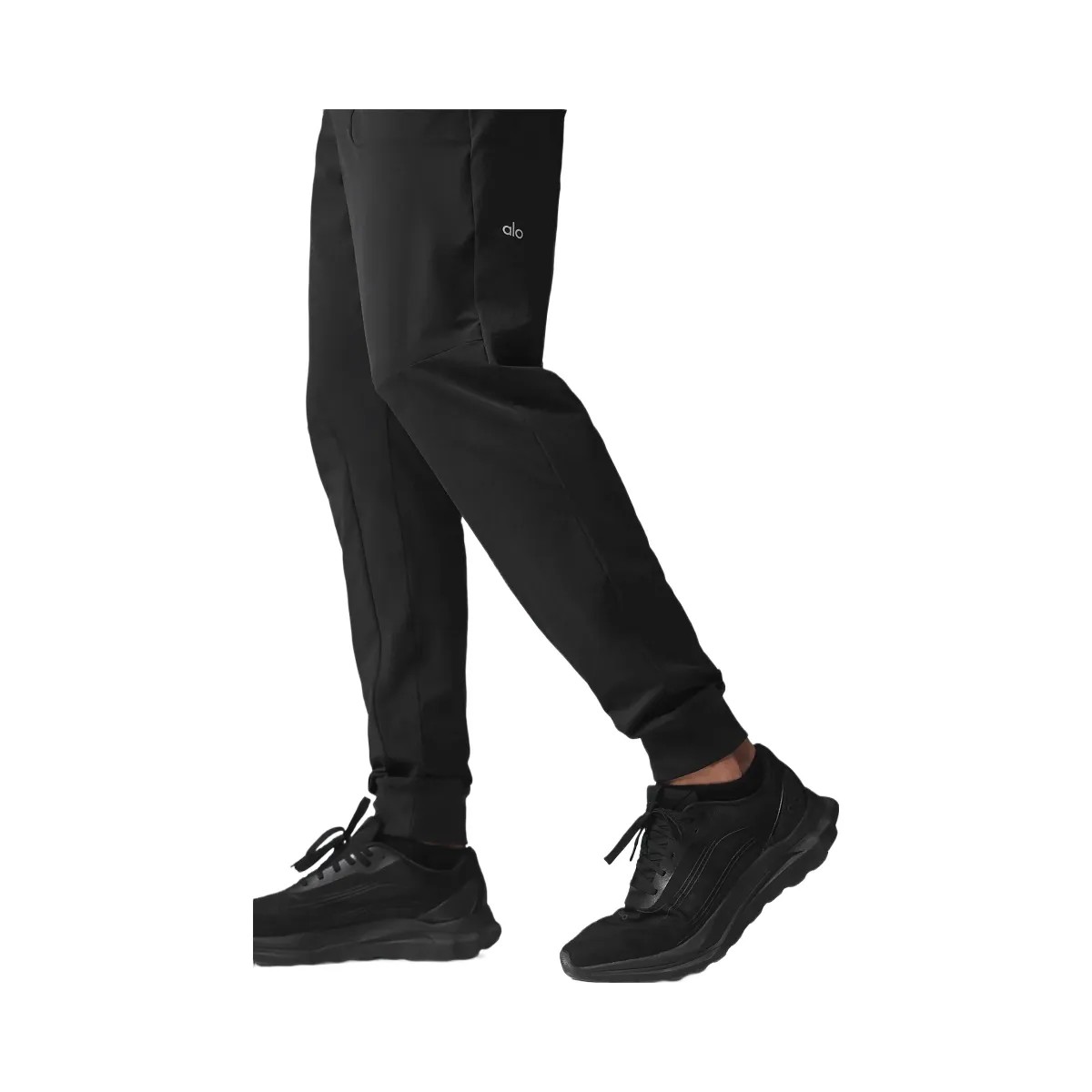Alo Men's Co-Op Pant (Long) - Black - HypeFly India View 3