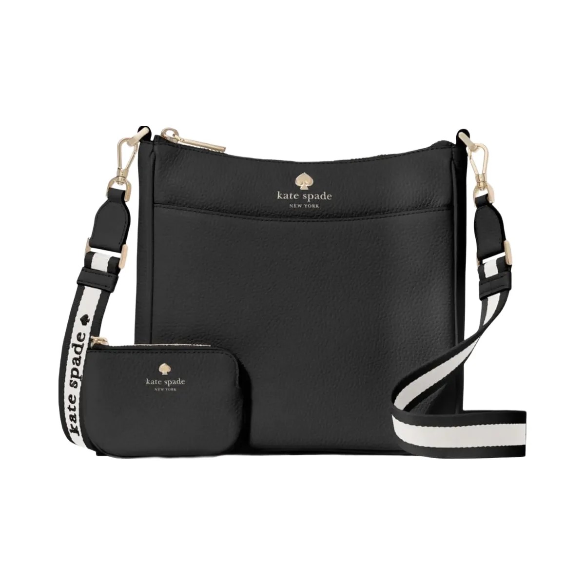 Kate Spade Emma Medium Swingpack Crossbody Black - HypeFly India View 1