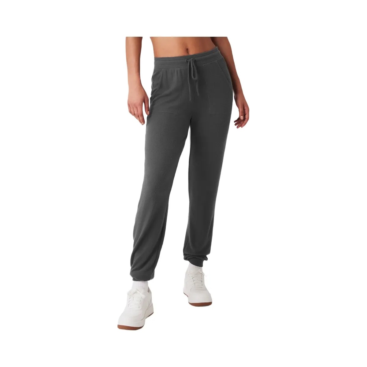 Alo Women's Soho Sweatpant - Anthracite - HypeFly India View 1