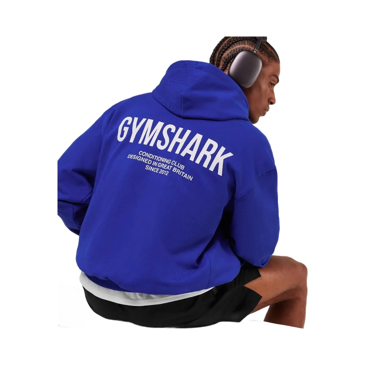 Gymshark Conditioning Club Hoodie - Athletic Blue - HypeFly India View 4