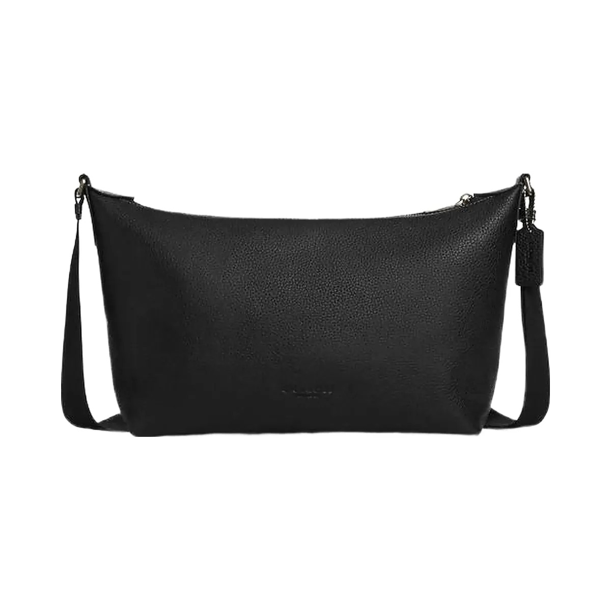 Coach Finn Crossbody Bag Pebbled Leather-Gunmetal-Black - HypeFly India View 1