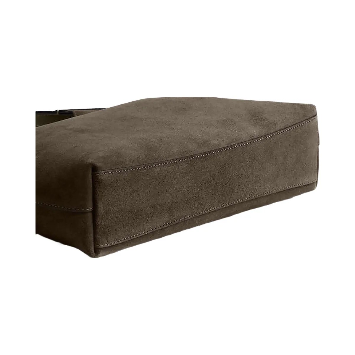 Coach Brooklyn Shoulder Bag 28 Suede-Brass-Olive - HypeFly India View 3