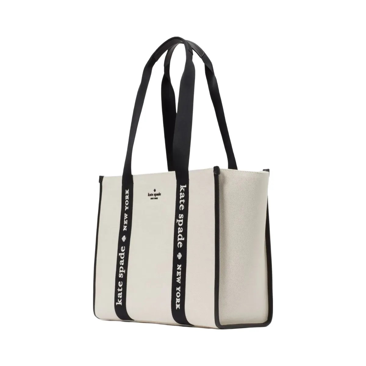 Kate Spade Kip Canvas Large Tote Natural Multi - HypeFly India View 1