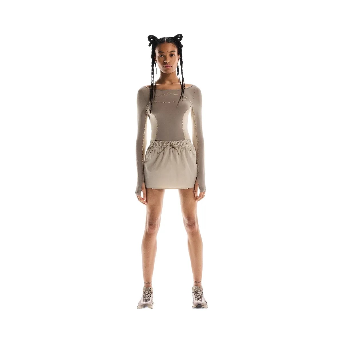 On Track Skort Fka Desert - HypeFly India View 4