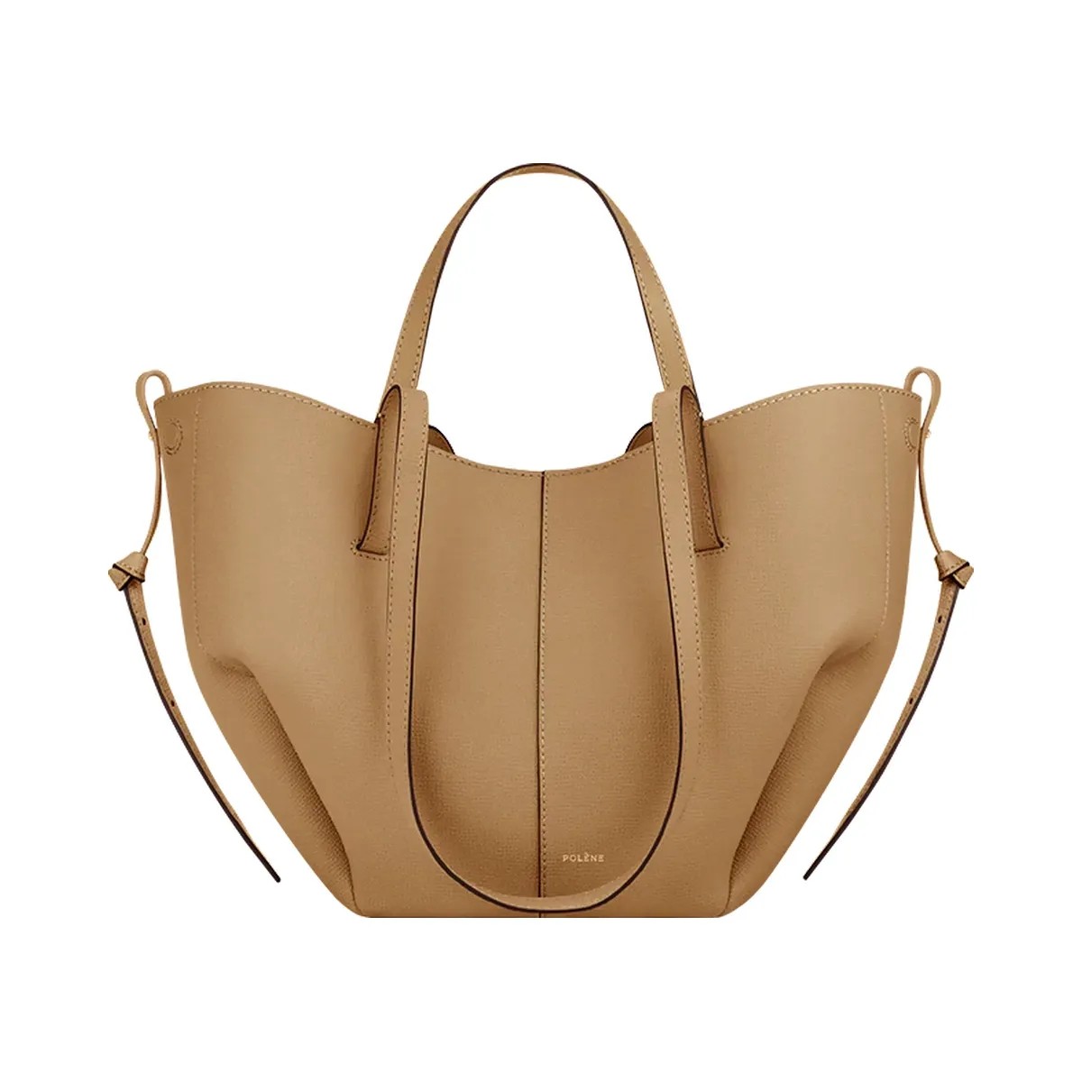 Polene Cyme Mini Textured Ocher - HypeFly India View 1