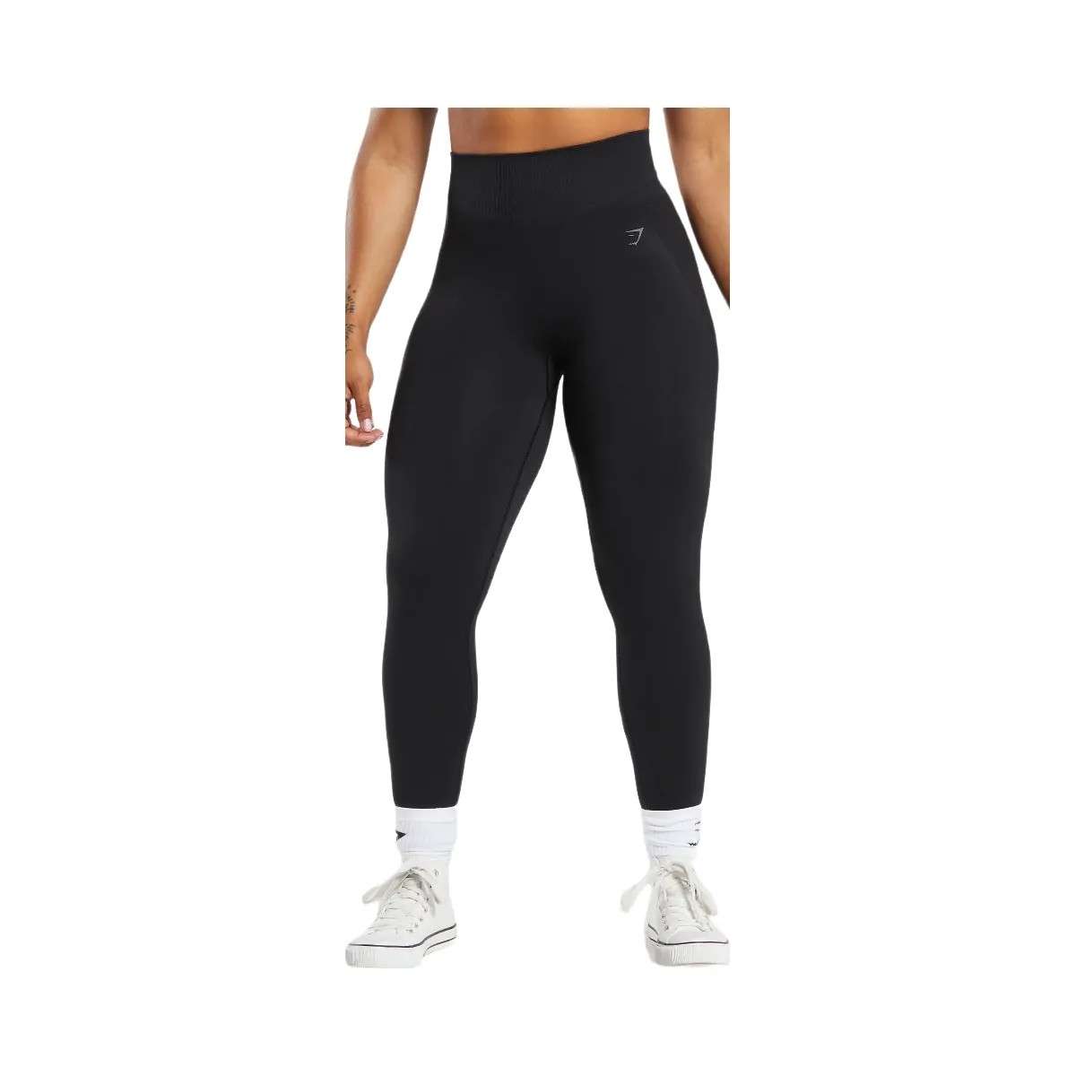 Gymshark Flex High Waisted Leggings - Black - HypeFly India View 1