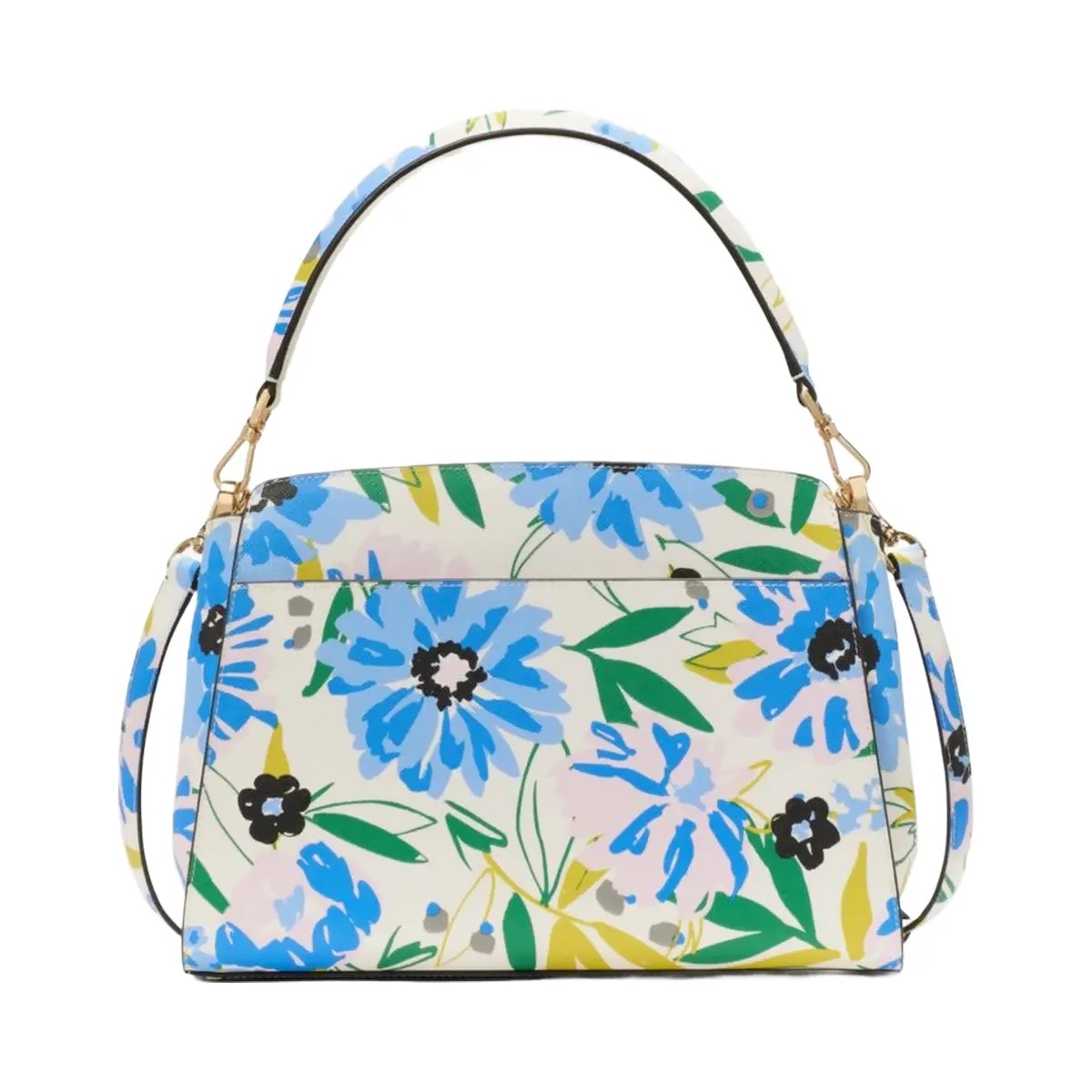 Kate Spade Madison Floral Medium Top Handle Satchel Cream Multi - HypeFly India View 1