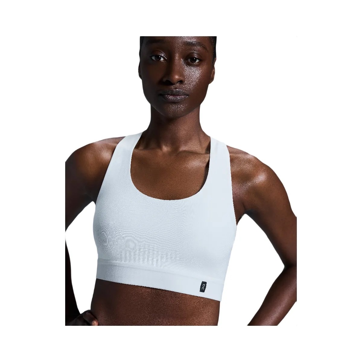 On Pace Bra Undyed-White | Black  - HypeFly India View 3
