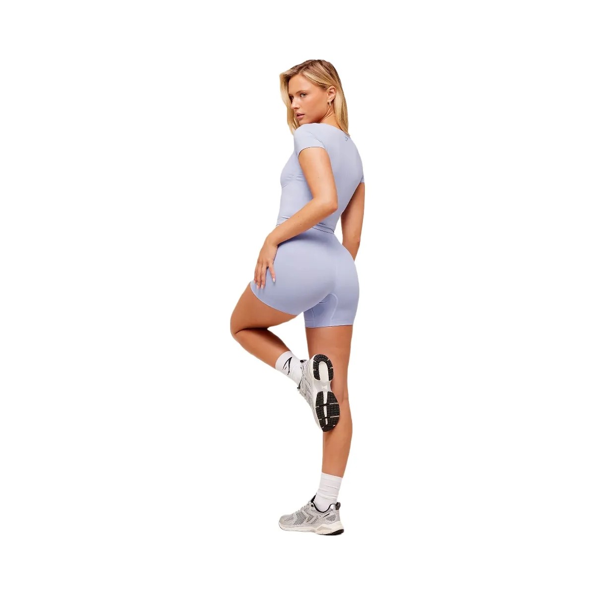 Gymshark Soft Sculpt Shorts - Peri Blue - HypeFly India View 6