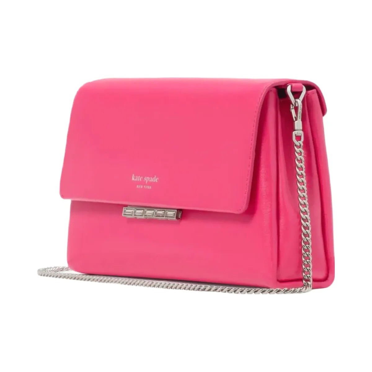 Kate Spade Grace Embellished Lock Clutch Rosehip - HypeFly India View 1