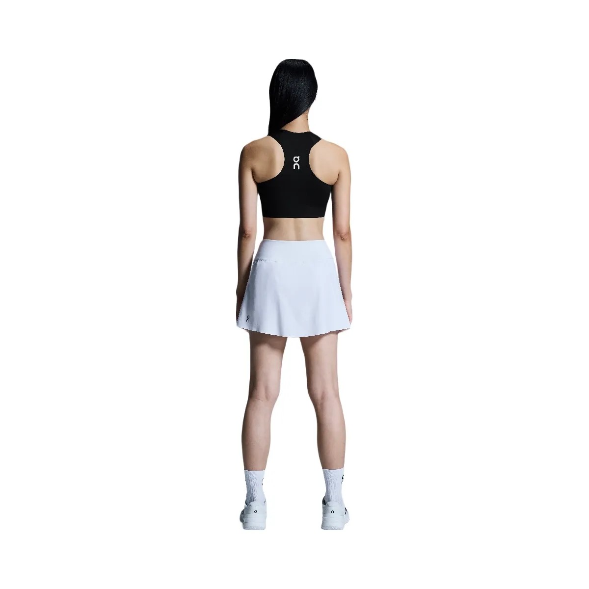 On Court Crop Top Black  - HypeFly India View 3