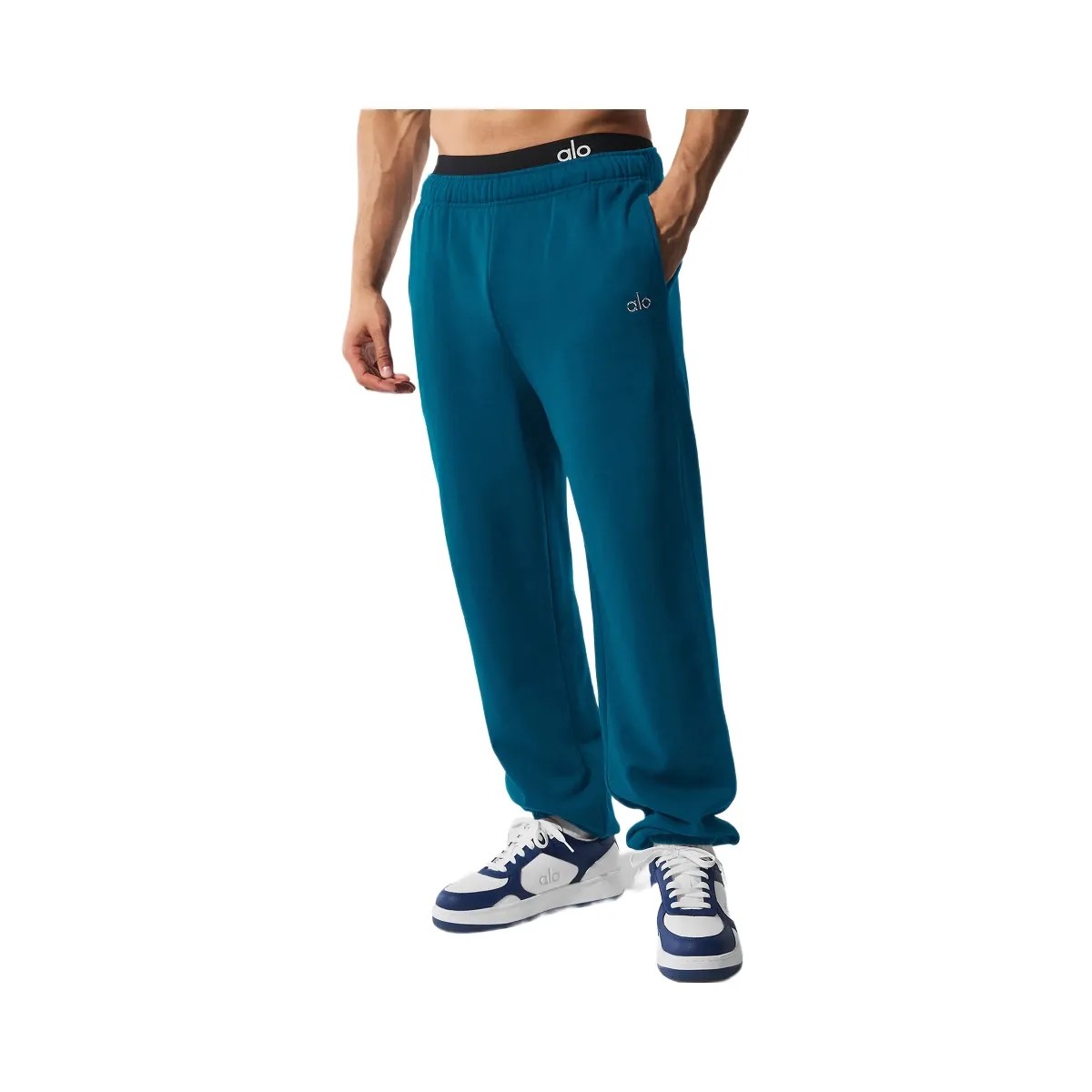 Alo Men's Accolade Sweatpant - Eclipse Blue - HypeFly India View 3