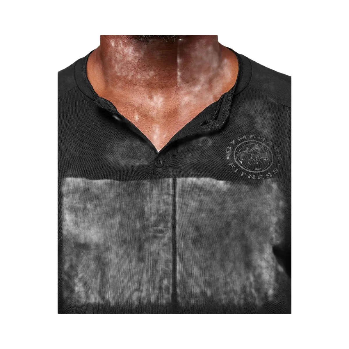 Gymshark Legacy Henley - Black - HypeFly India View 6
