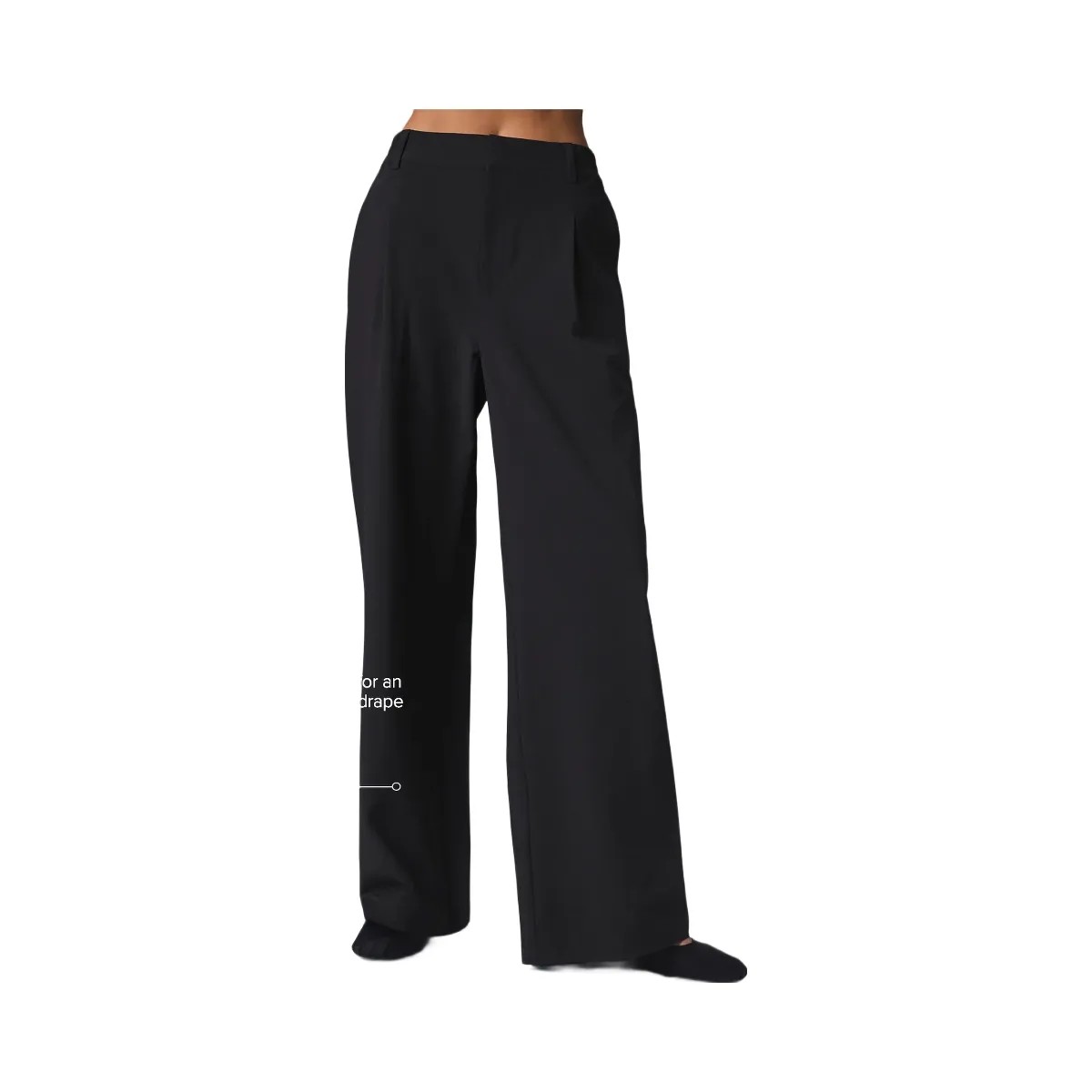 Alo Women's High-Waist Pursuit Trouser (Regular) - Black - HypeFly India View 2