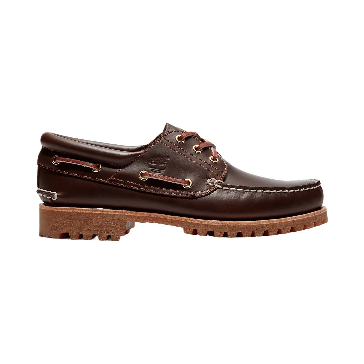 Timberland Authentics 3 Eye Classic Lug Brown Full-Grain Leather - HypeFly India View 1