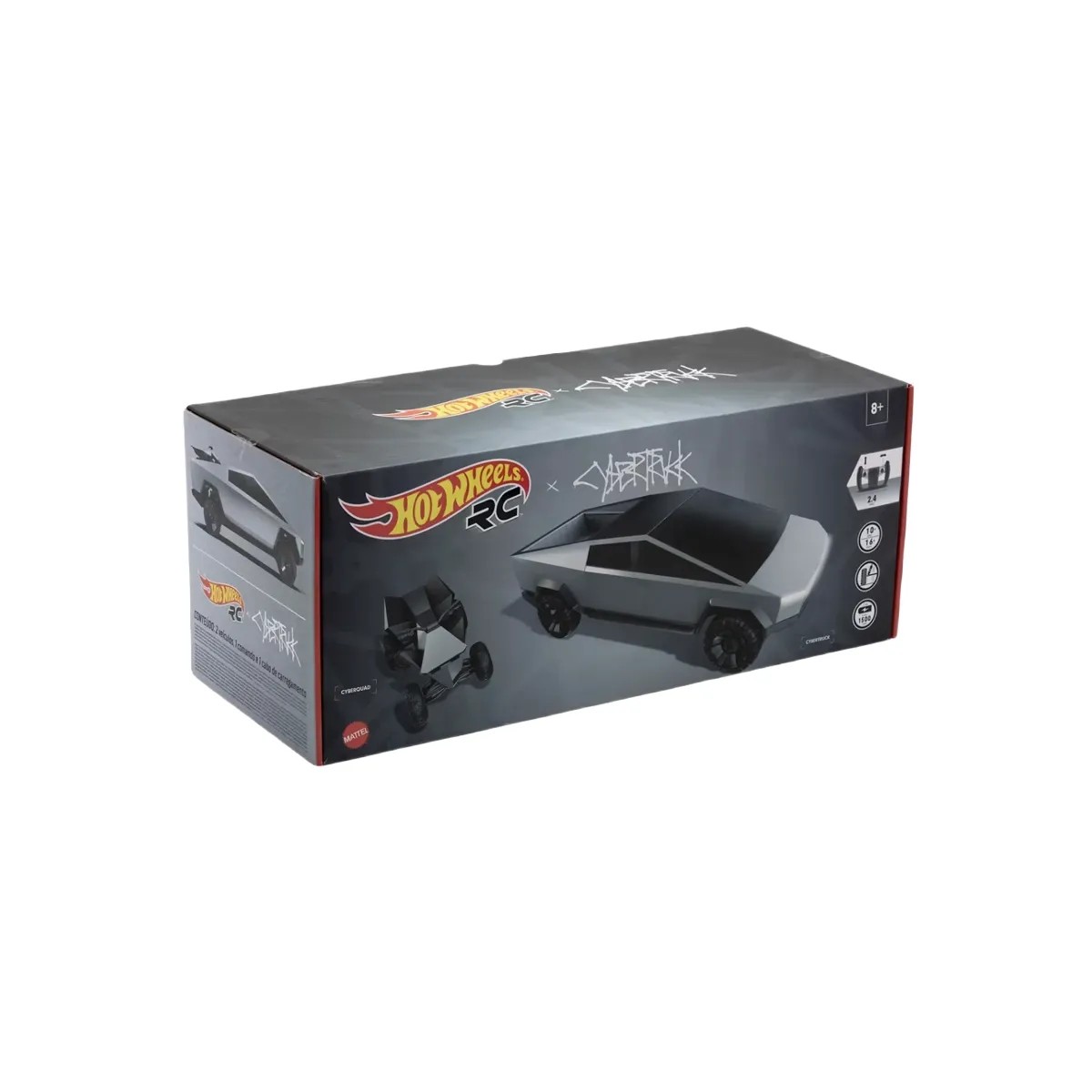 Hot Wheels x Tesla Cybertruck 1:10 Scale RC Car (2021 Version w/ Cyberquad) - HypeFly India View 1
