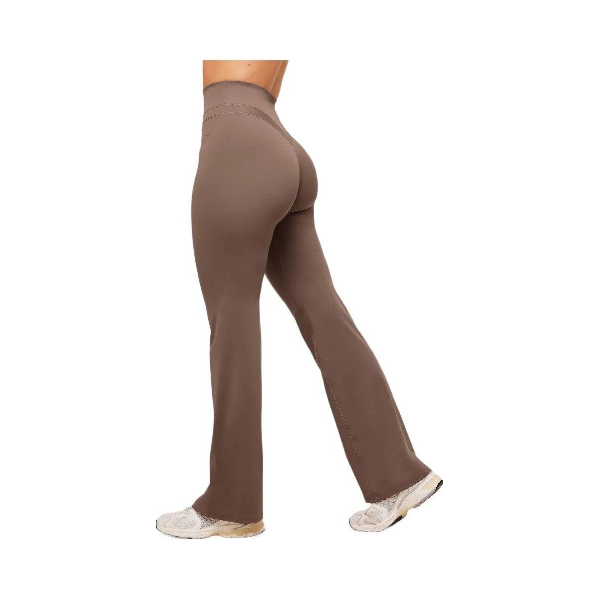 Gymshark Whitney Flared Leggings - Soft Brown - HypeFly India View 3