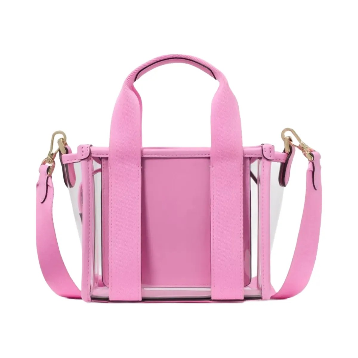 Kate Spade Kip Clear Mini Tote Surf Pink - HypeFly India View 5