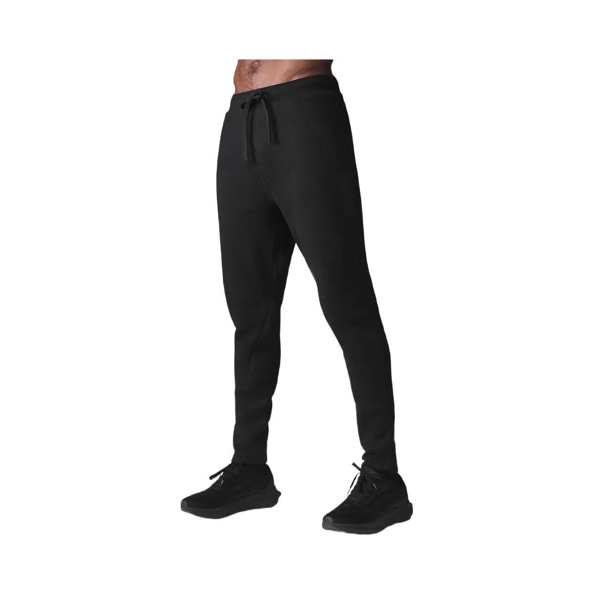 Alo Men's The Triumph Sweatpant - Black - HypeFly India View 4