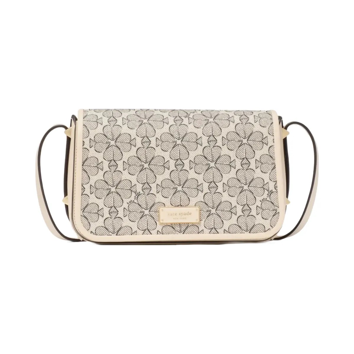 Kate Spade Liv Spade Flower Crossbody Bag Neutral Multi - HypeFly India View 1