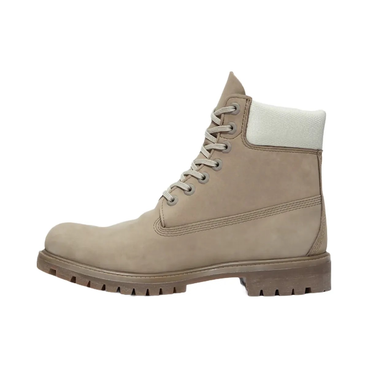 Timberland Premium 6-Inch Waterproof Boot Grey Nubuck/Light Green Men'S - HypeFly India View 5