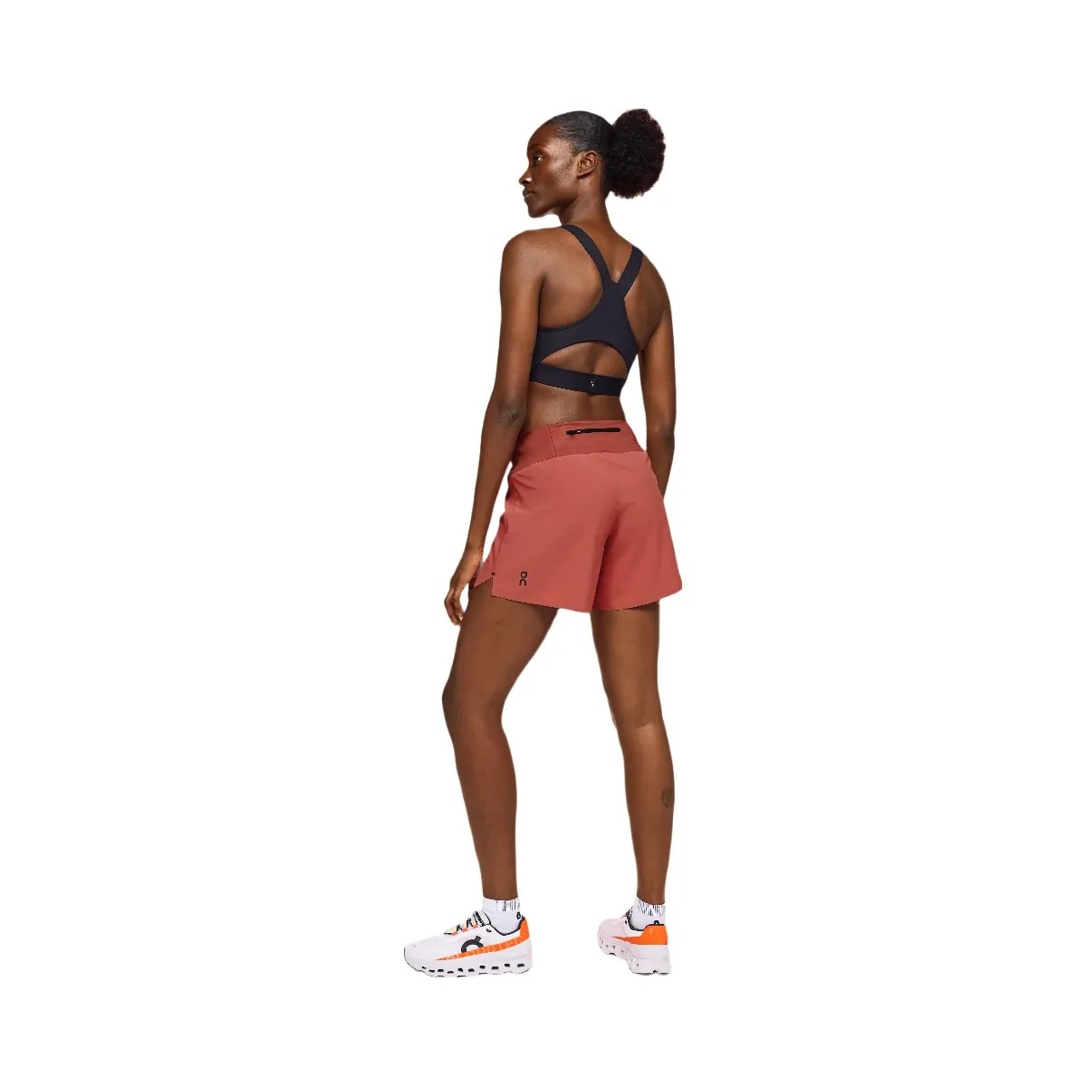 On 5" Running Shorts Auburn | Ruby  - HypeFly India View 3