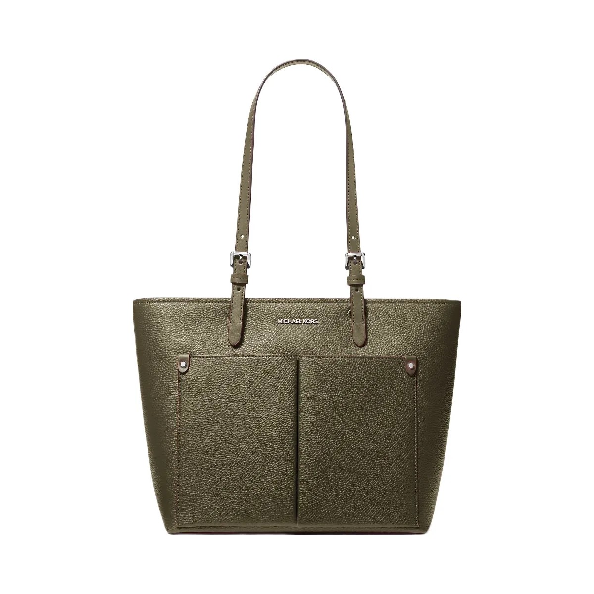 Michael Kors Jet Set Medium Pocket Tote Bag Olive - HypeFly India View 1