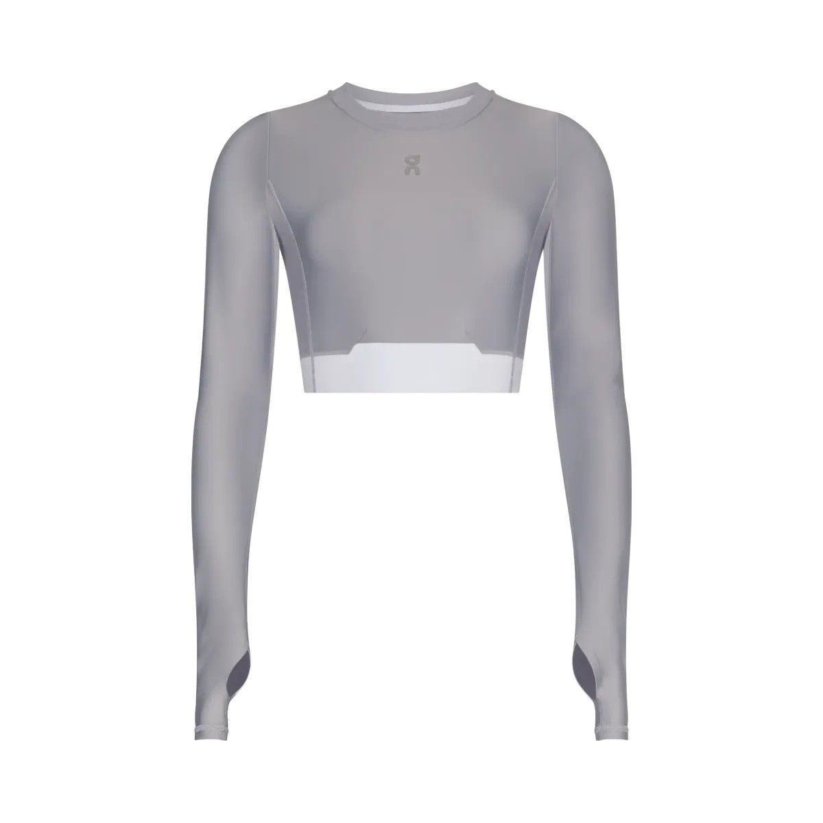 On Train Long Sleeve Crop Lilac  - HypeFly India View 1