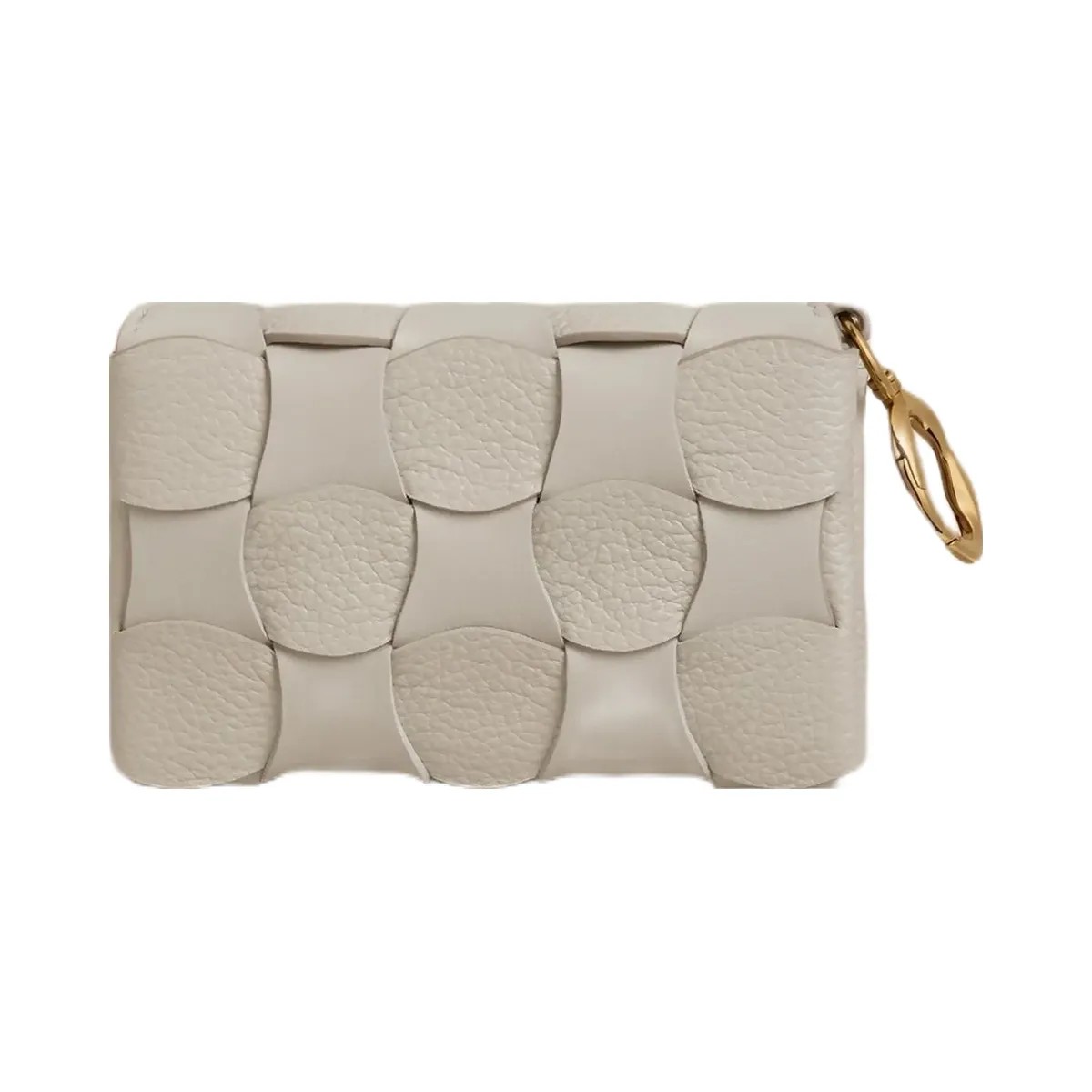 Polene Neiti Card Holder Duo Chalk - HypeFly India View 2