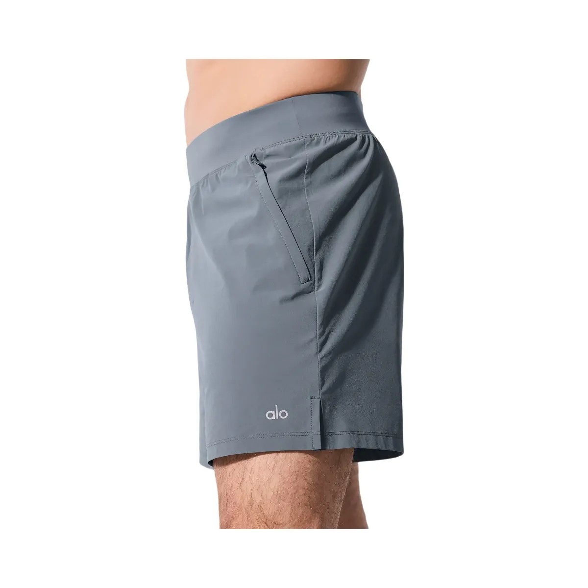 Alo Men's 5" Repetition Short - Steel Grey - HypeFly India View 3