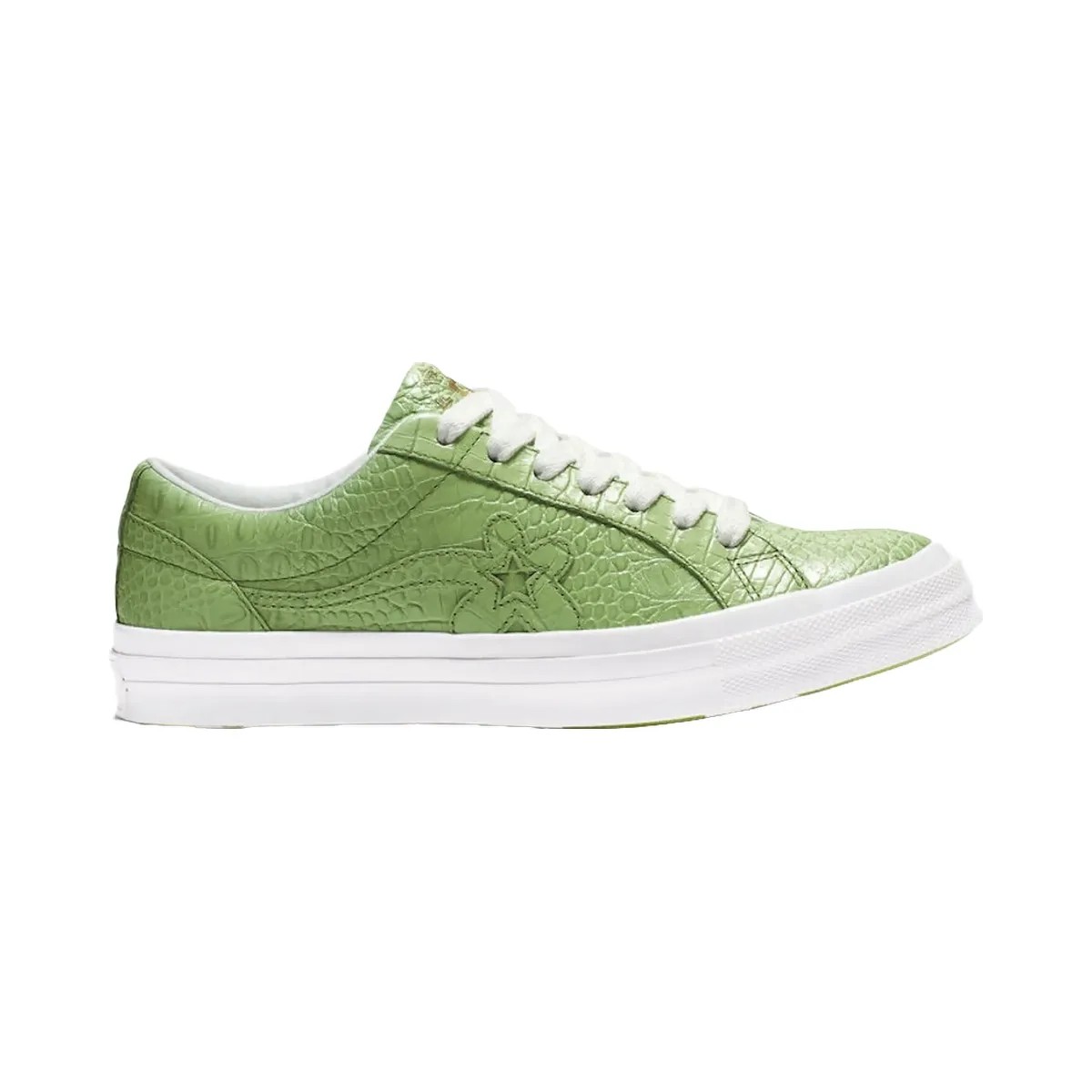 Converse One Star Ox Golf Le Fleur Faux Skin Green - HypeFly India View 1