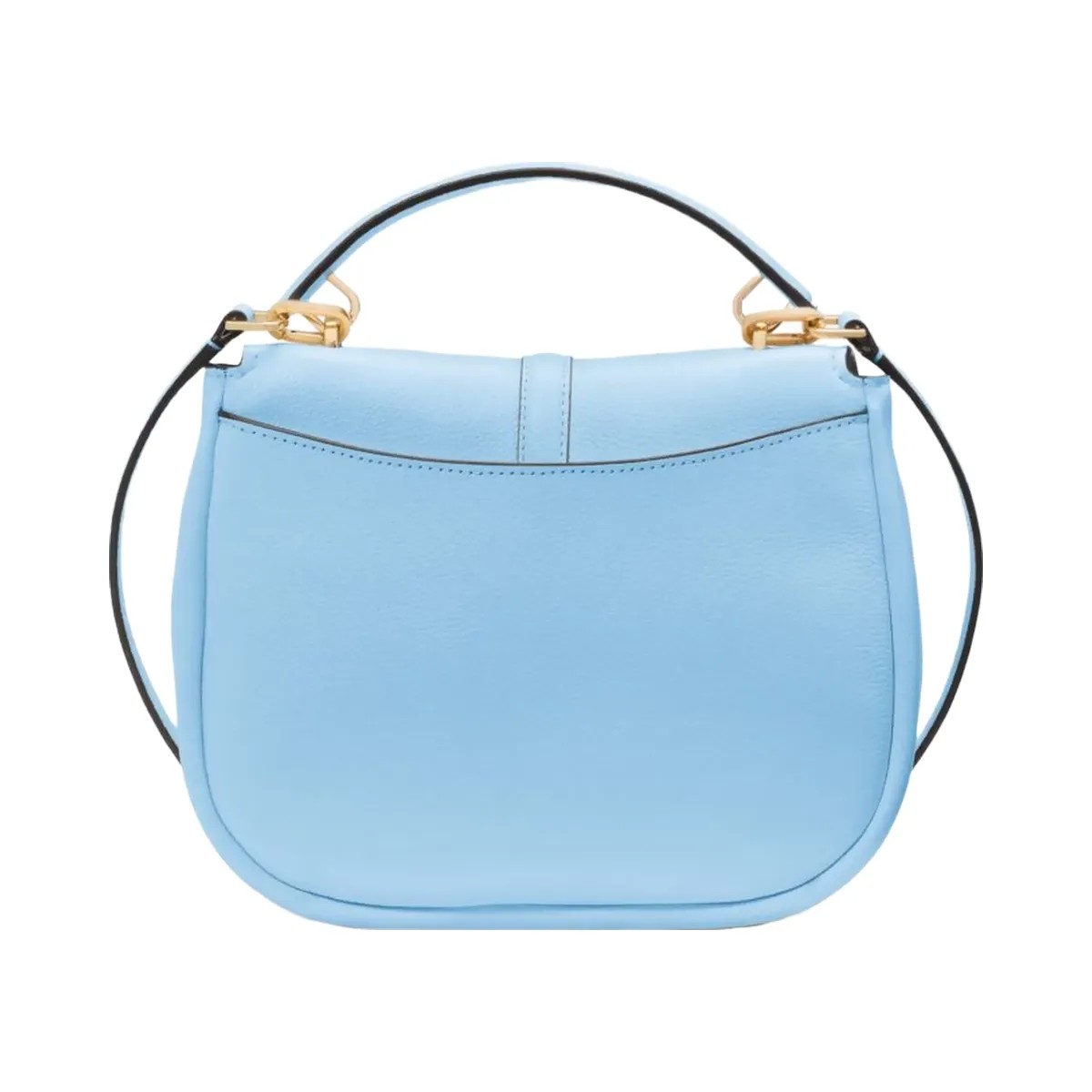 Kate Spade Kayla Pebbled Leather Saddle Bag Montauk Blue - HypeFly India View 5