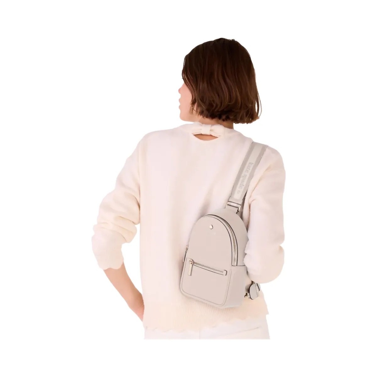 Kate Spade Emma Small Backpack Cozy Grey - HypeFly India View 2