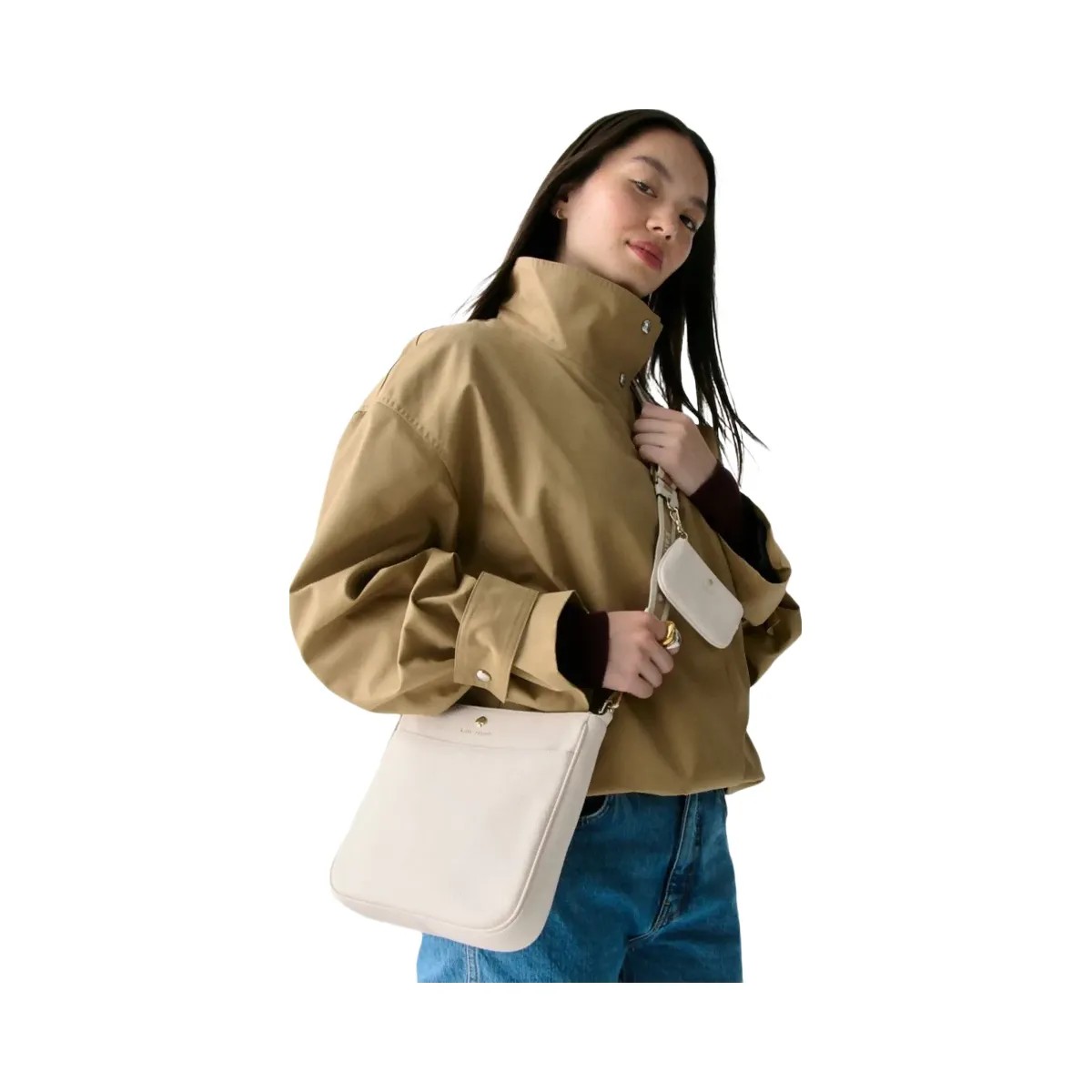 Kate Spade Emma Medium Swingpack Crossbody Parchment - HypeFly India View 2