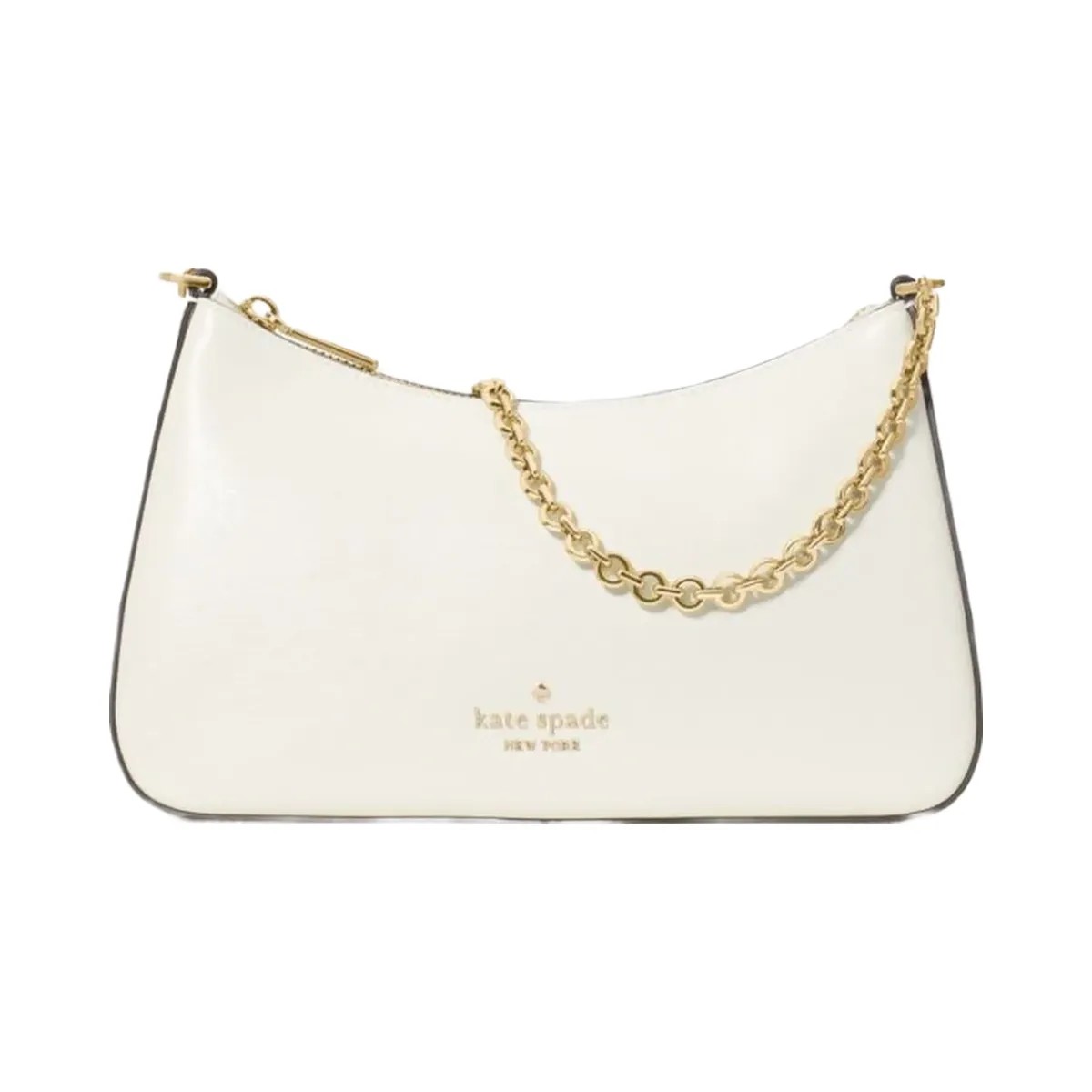 Kate Spade Margot Textured Patent Leather Convertible Crossbody Meringue - HypeFly India View 1