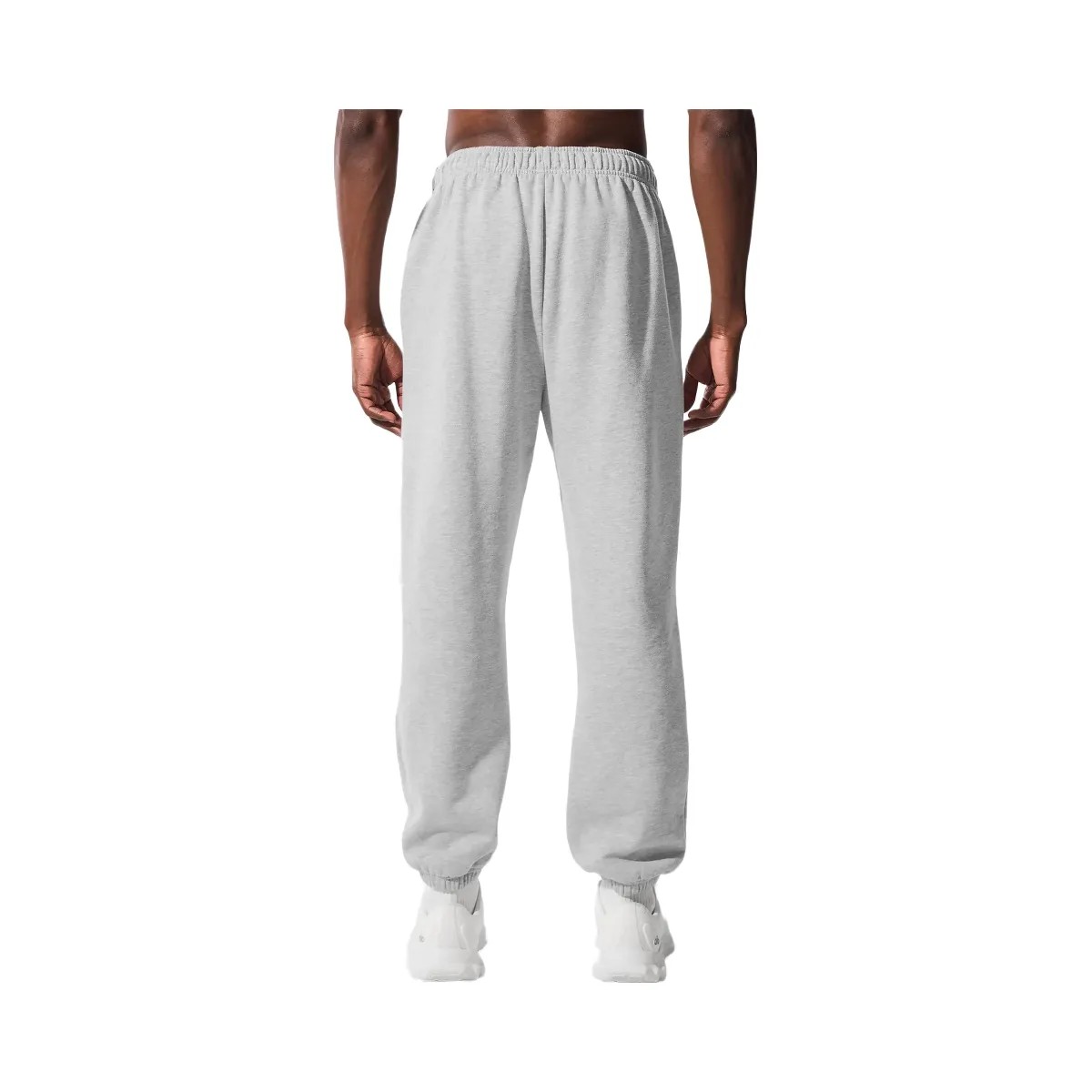 Alo Men's Accolade Sweatpant - Athletic Heather Grey - HypeFly India View 3