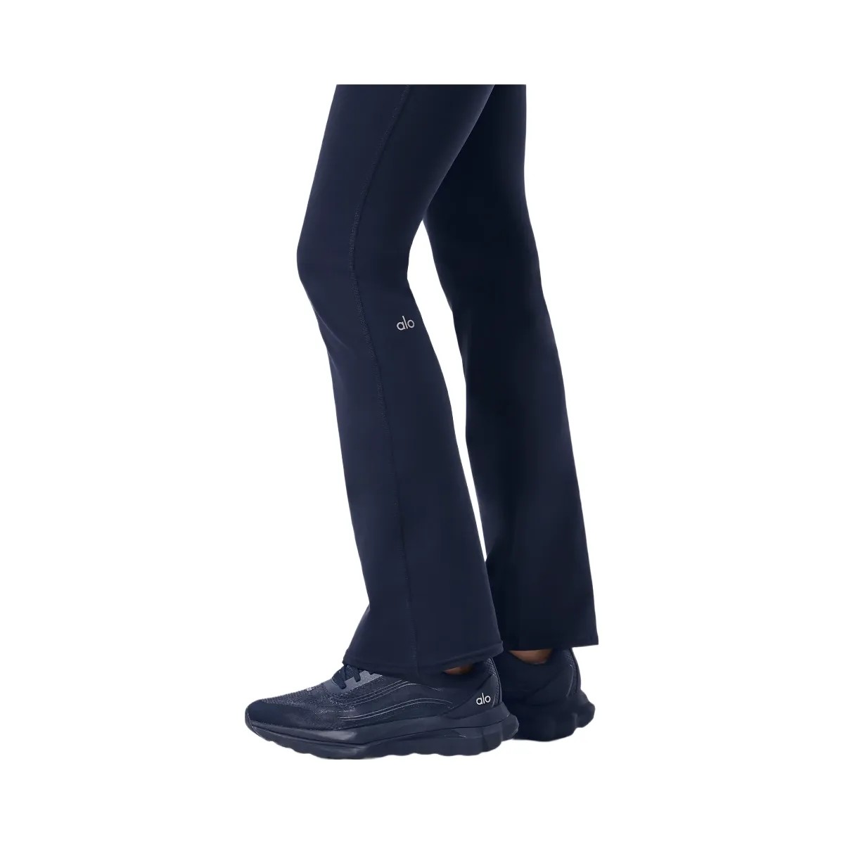Alo Women's Airbrush High-Waist 7/8 Bootcut Legging - Navy - HypeFly India View 2