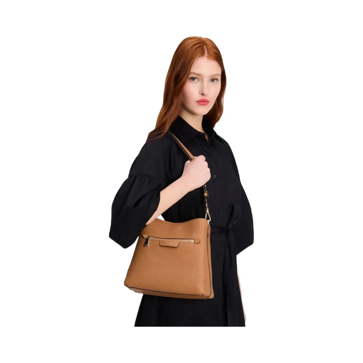 Kate Spade Hudson Pebbled Leather Shoulder Bag Bungalow - HypeFly India View 3