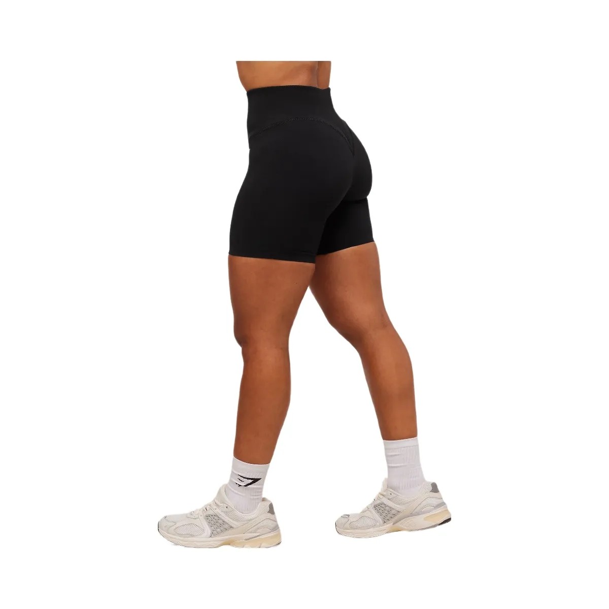 Gymshark Activate Seamless Shorts - Black - HypeFly India View 2