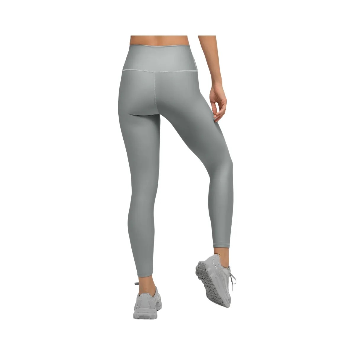 Alo Women's 7/8 High-Waist Airlift Legging - Lunar Grey - HypeFly India View 3